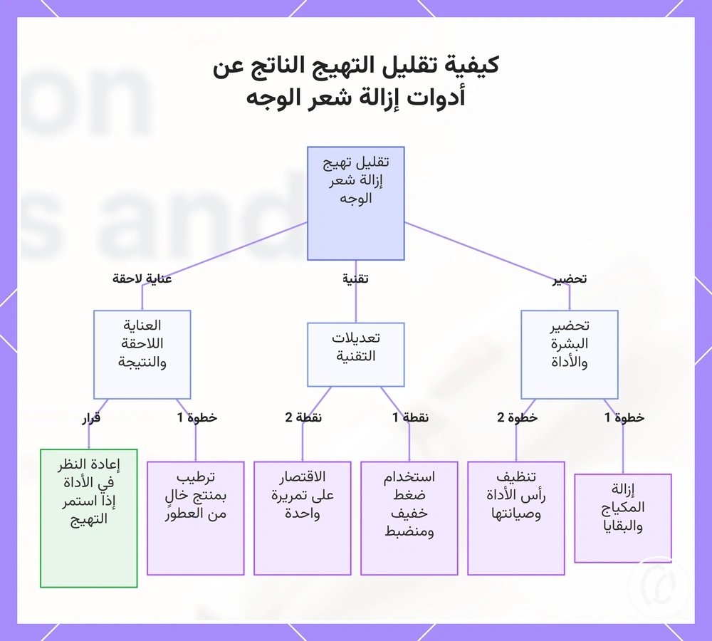 كيفية تقليل التهيج الناتج عن أدوات إزالة شعر الوجه