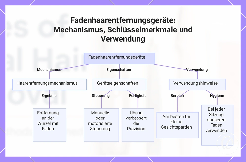 Fadenhaarentfernungsgeräte: Mechanismus, Schlüsselmerkmale und Verwendung