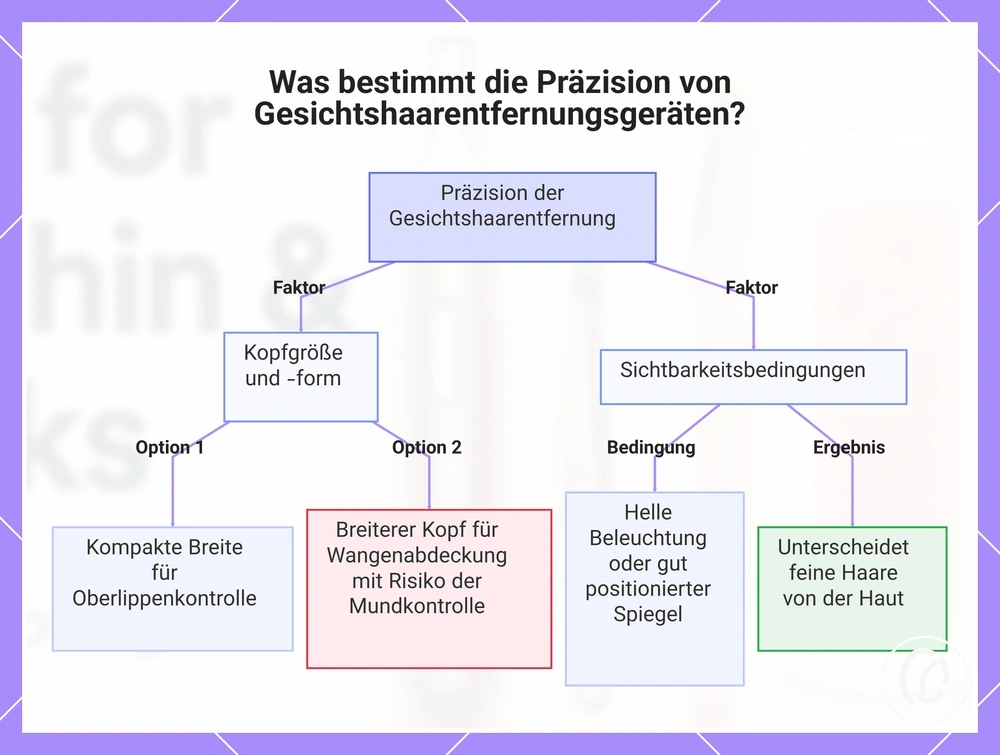Was bestimmt die Präzision von Gesichtshaarentfernungsgeräten?