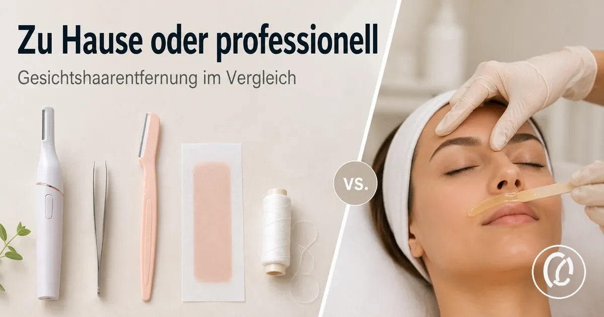 Tools zur Gesichtshaarentfernung zu Hause als Alternative zur professionellen Behandlung