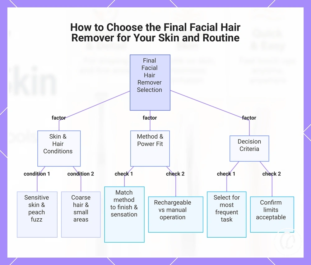 How to Choose the Final Facial Hair Remover for Your Skin and Routine