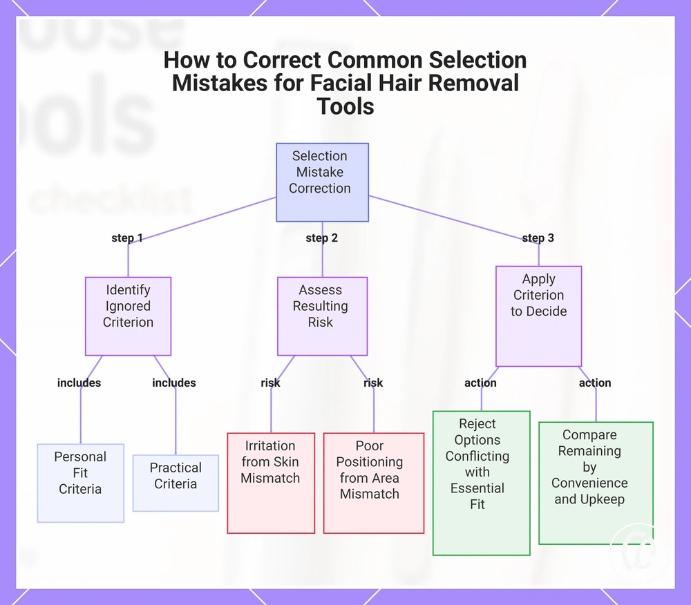 How to Correct Common Selection Mistakes for Facial Hair Removal Tools