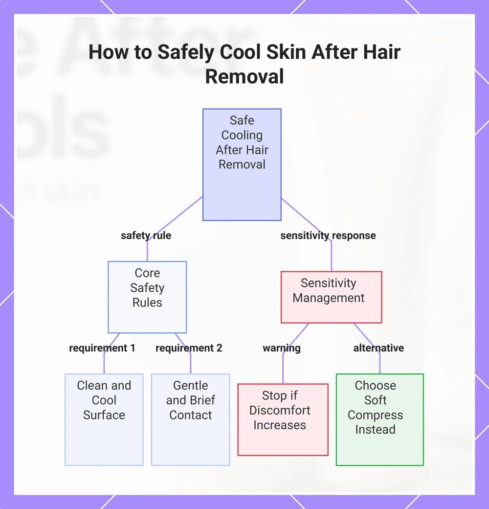 How to Safely Cool Skin After Hair Removal