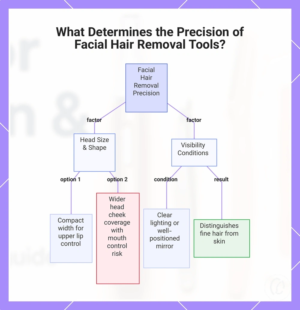 What Determines the Precision of Facial Hair Removal Tools?