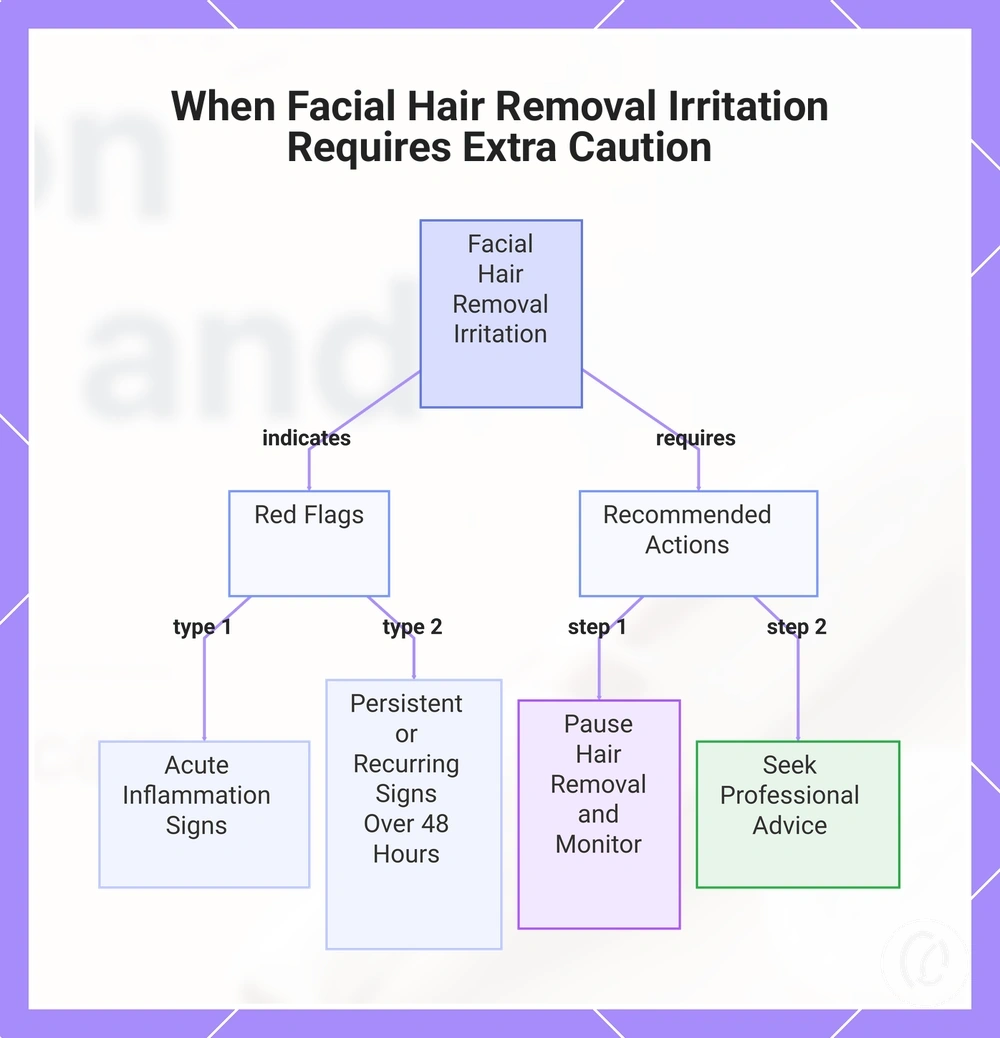 When Facial Hair Removal Irritation Requires Extra Caution