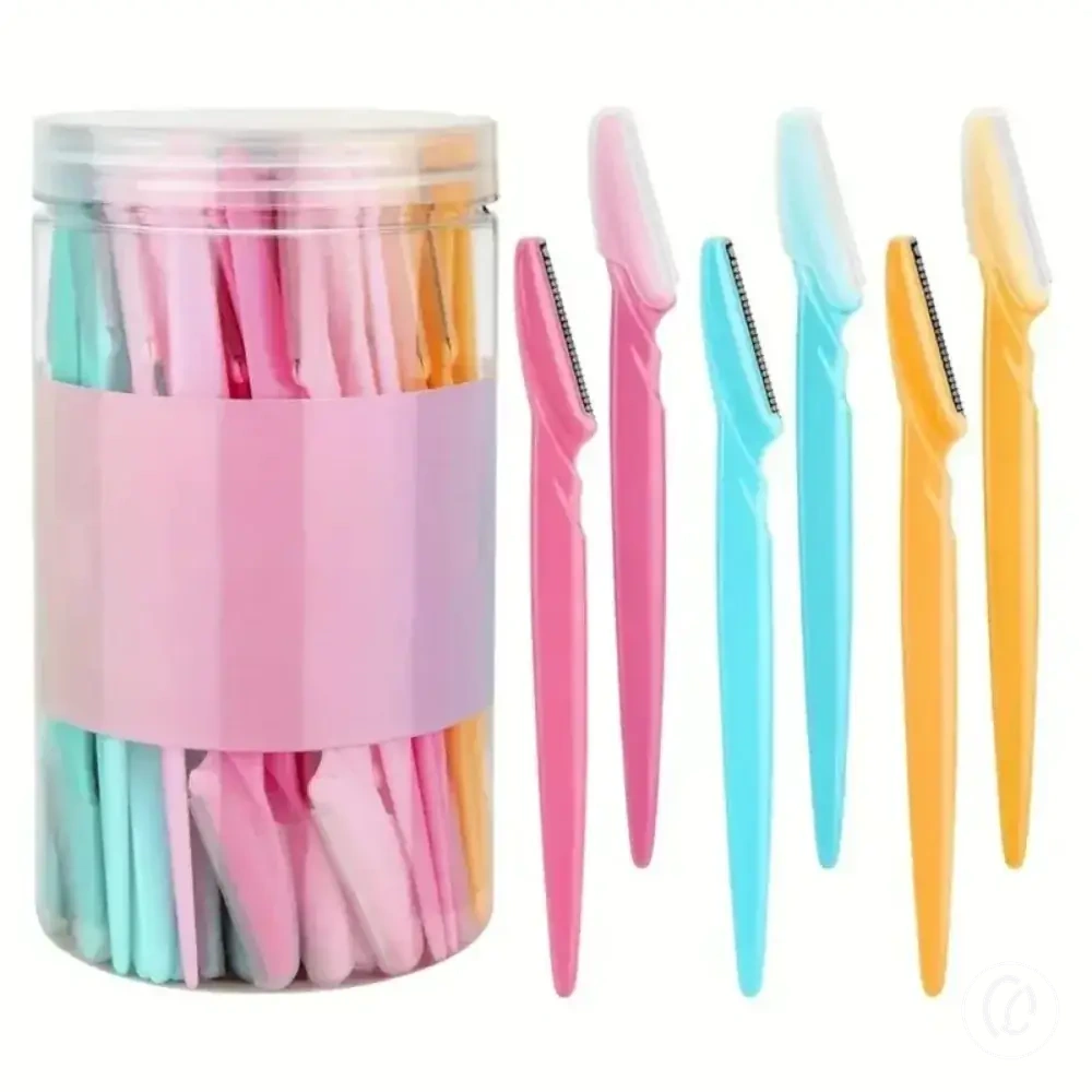 Cuchillas para cejas con estuche para recortar cejas y eliminar vello facial