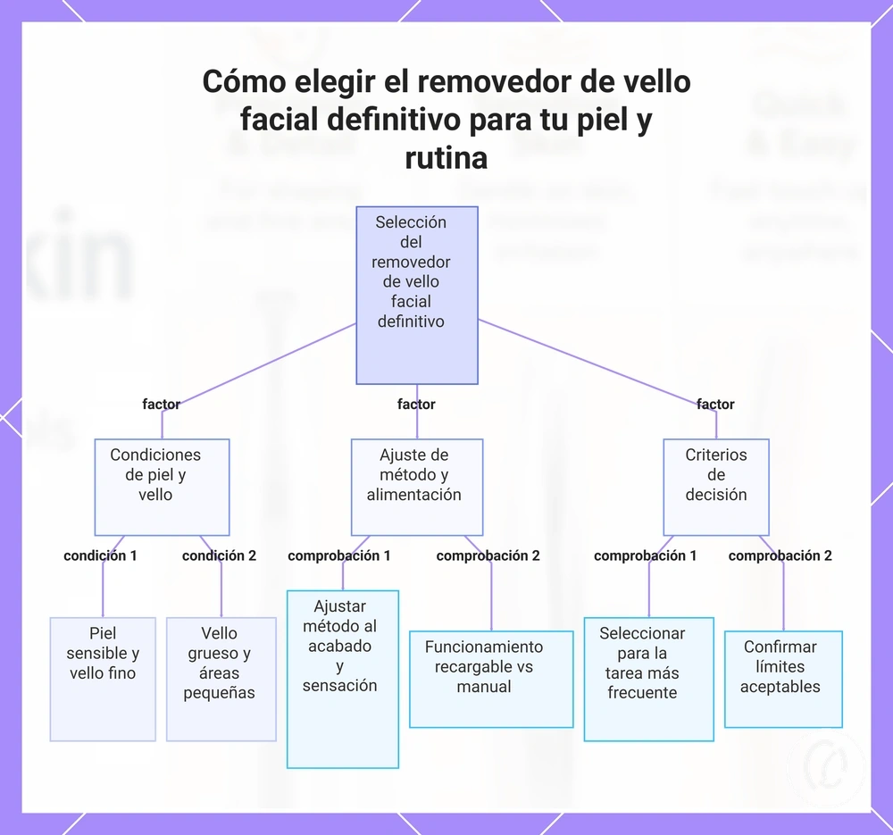 Cómo elegir el removedor de vello facial definitivo para tu piel y rutina