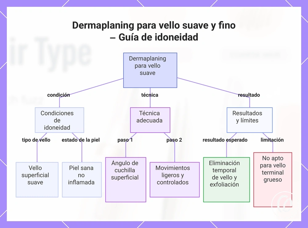 Dermaplaning para vello suave y fino – Guía de idoneidad