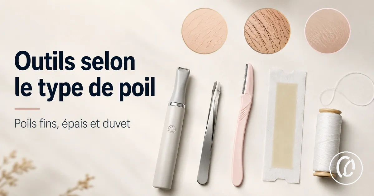 Outils d’épilation du visage sélectionnés pour les poils fins, les poils épais et le duvet