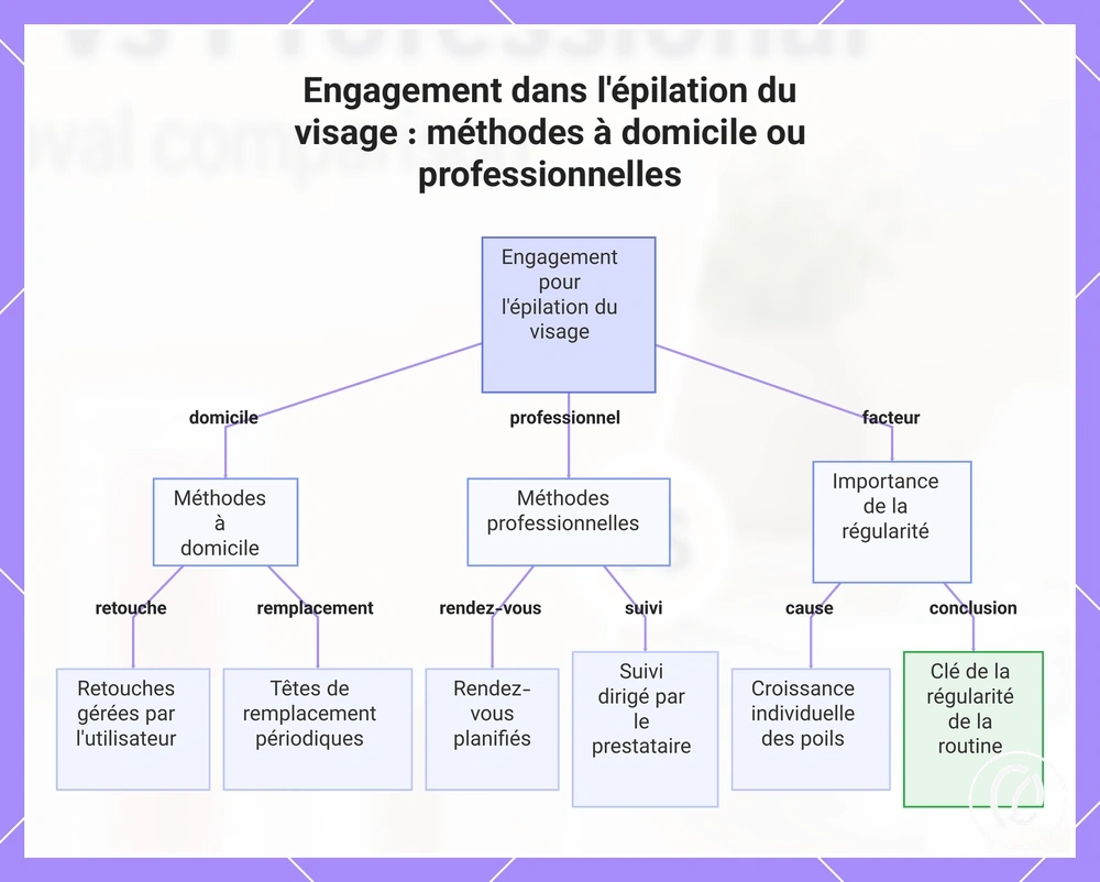 Engagement dans l'épilation du visage : méthodes à domicile ou professionnelles