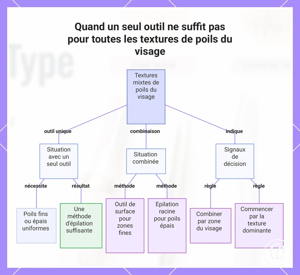 Quand un seul outil ne suffit pas pour toutes les textures de poils du visage