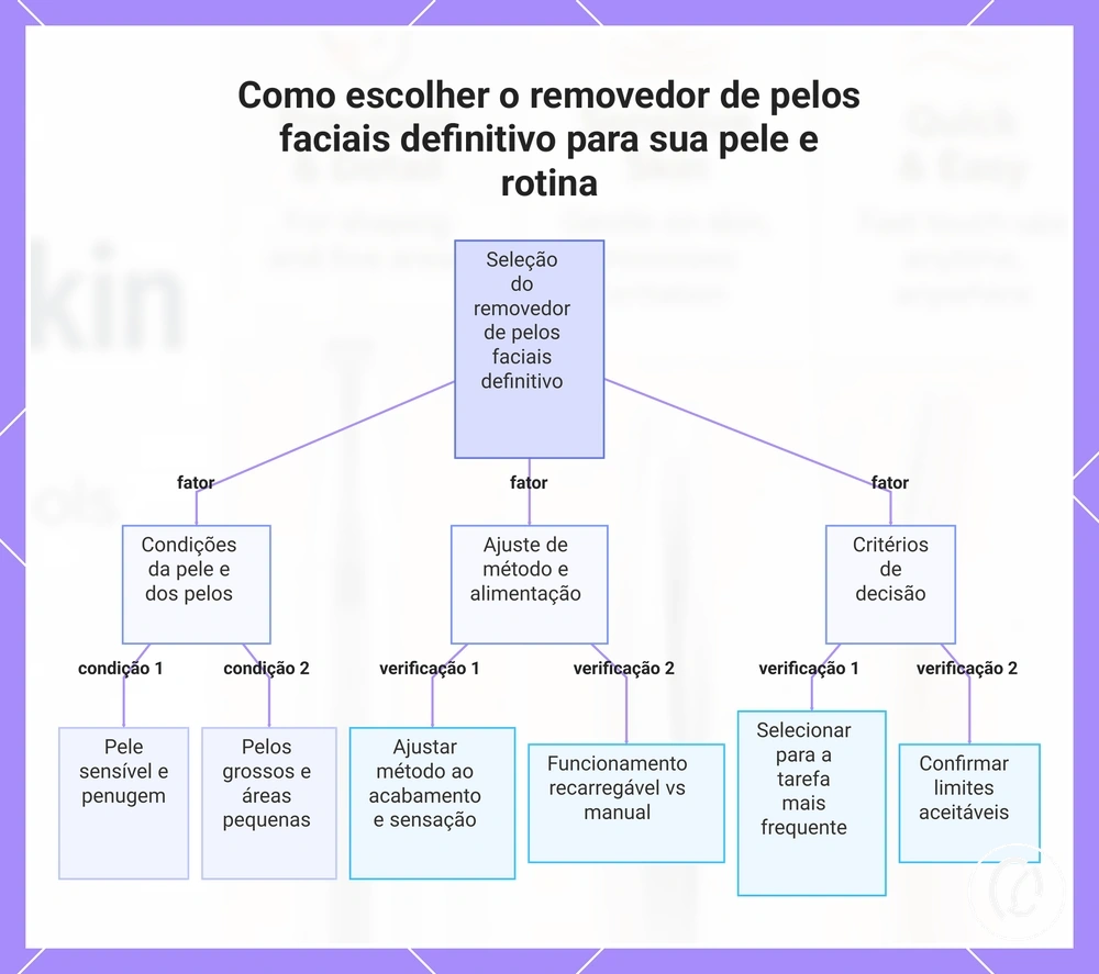 Como escolher o removedor de pelos faciais definitivo para sua pele e rotina