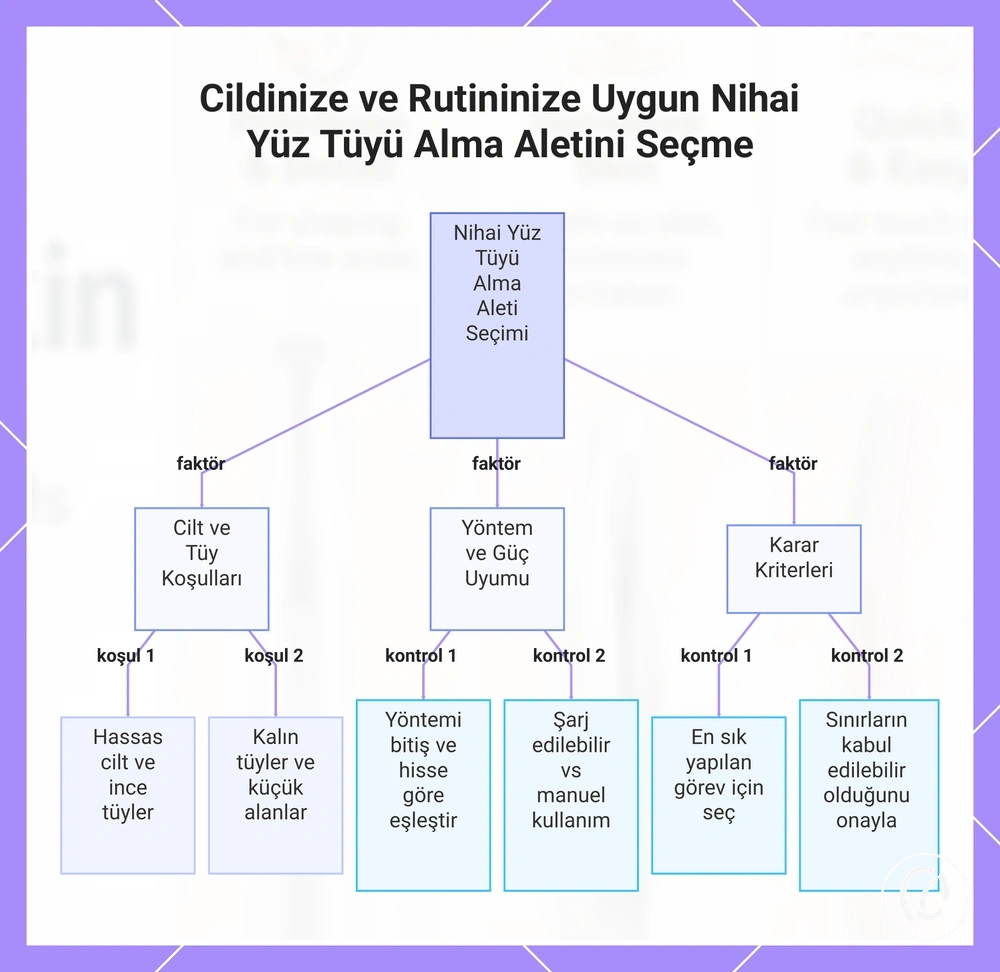 Cildinize ve Rutininize Uygun Nihai Yüz Tüyü Alma Aletini Seçme