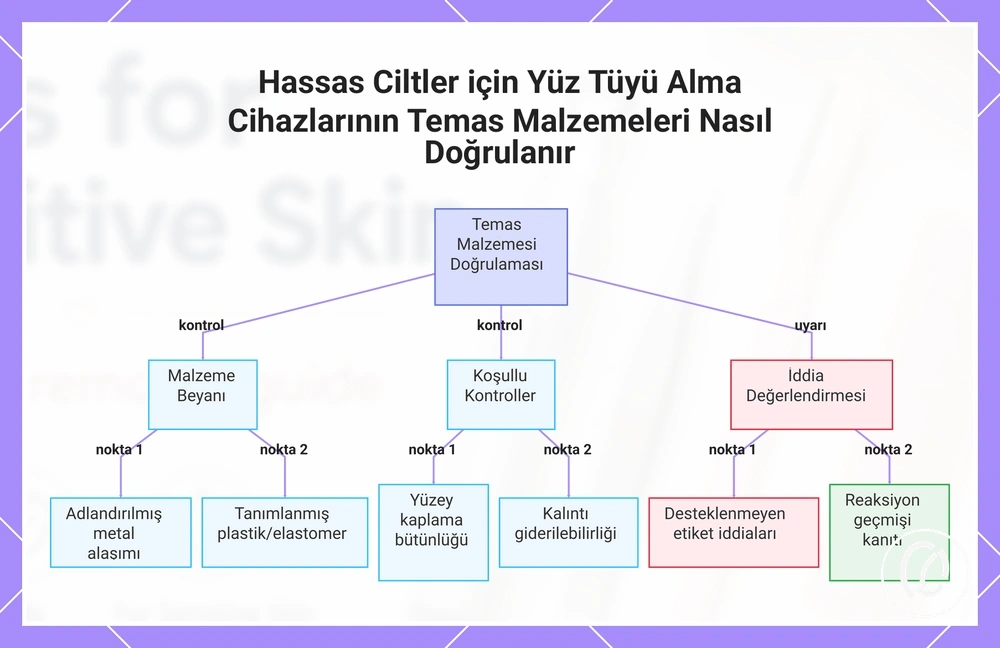 Hassas Ciltler için Yüz Tüyü Alma Cihazlarının Temas Malzemeleri Nasıl Doğrulanır