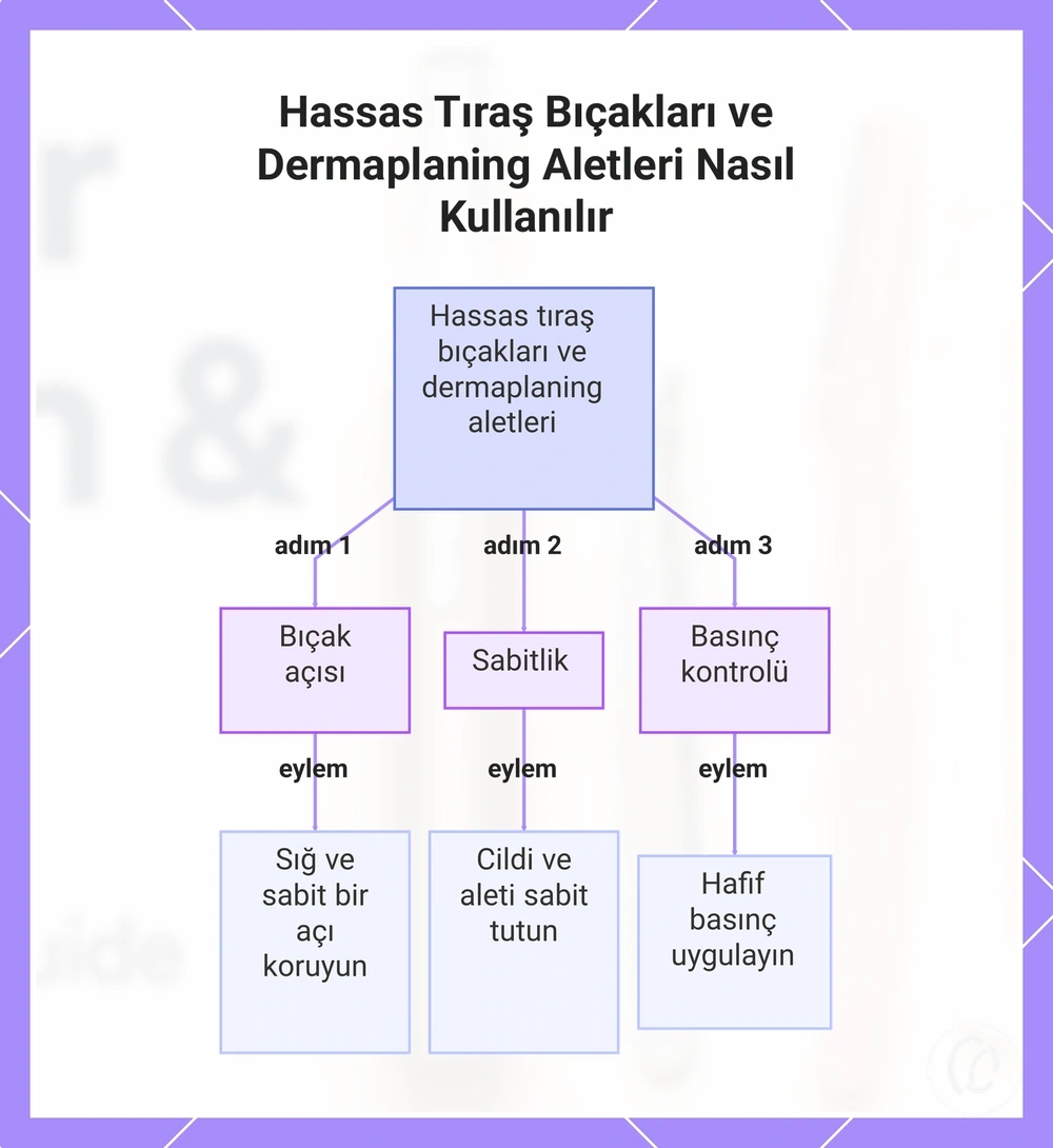 Hassas Tıraş Bıçakları ve Dermaplaning Aletleri Nasıl Kullanılır