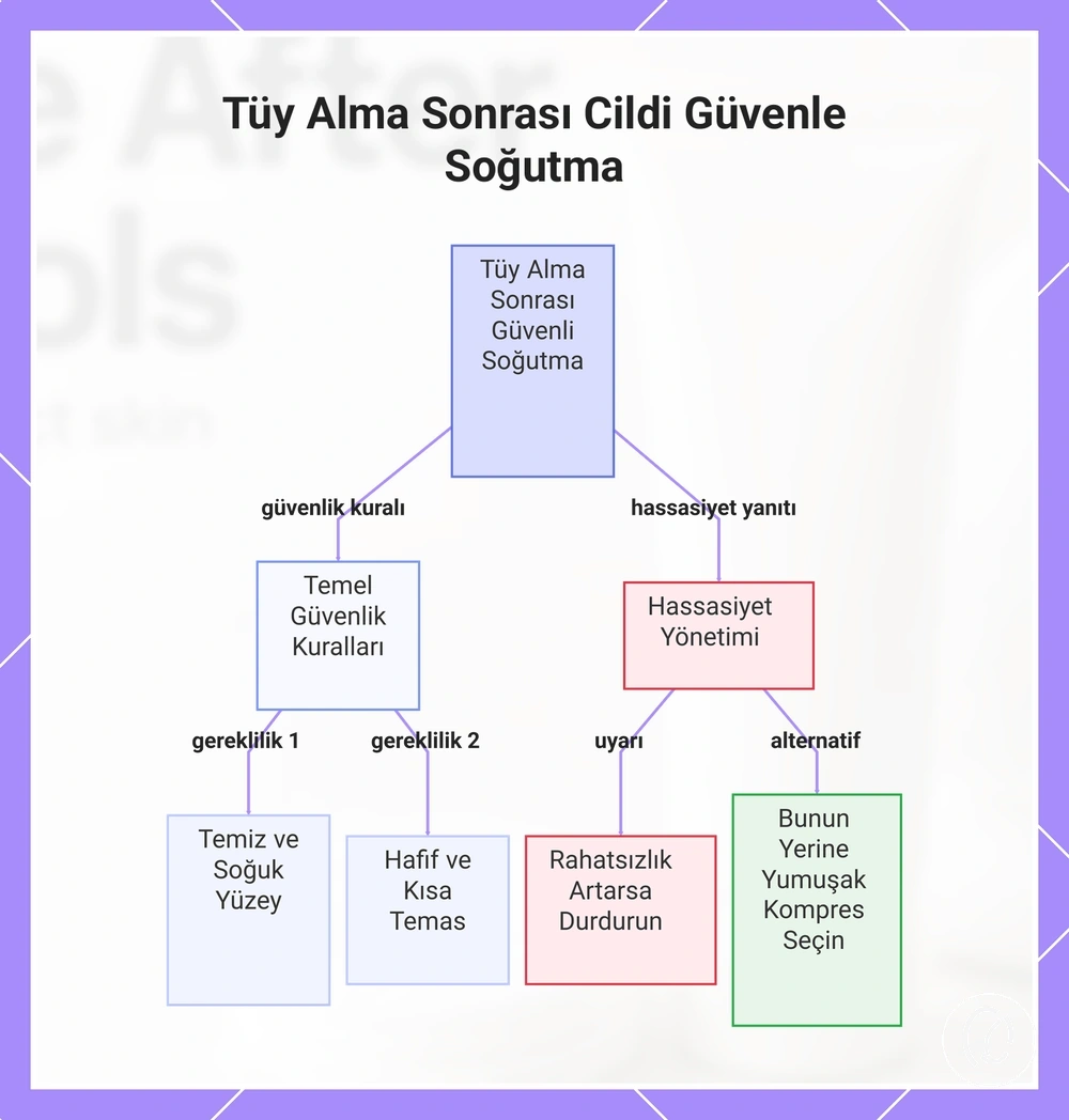 Tüy Alma Sonrası Cildi Güvenle Soğutma