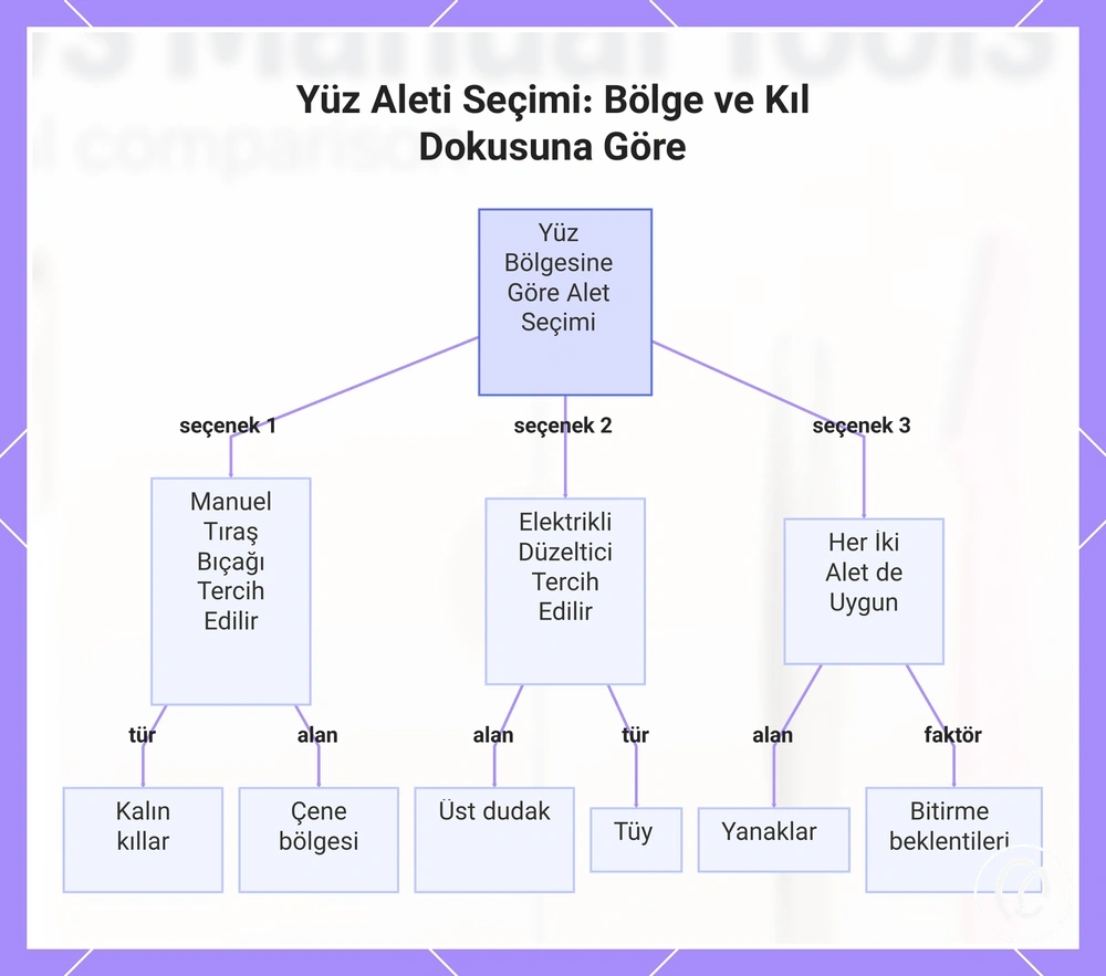 Yüz Aleti Seçimi: Bölge ve Kıl Dokusuna Göre