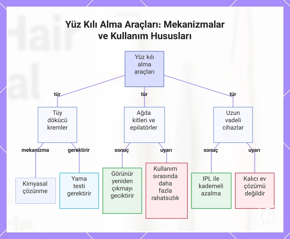 Yüz Kılı Alma Araçları: Mekanizmalar ve Kullanım Hususları