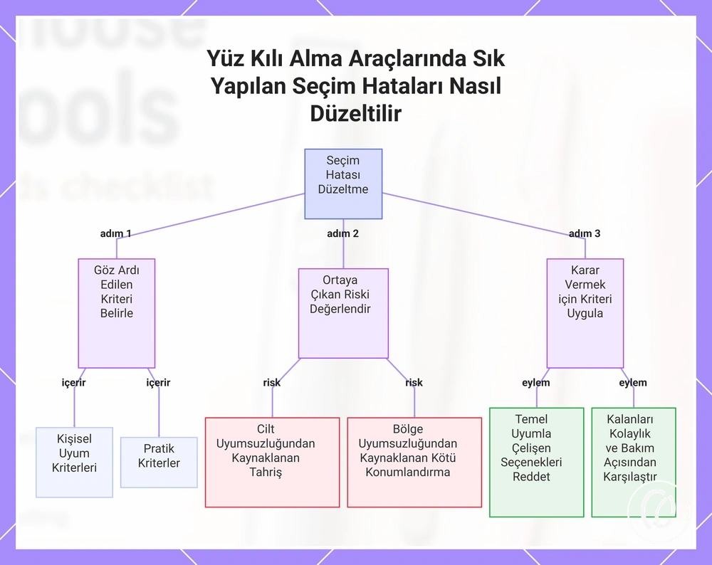 Yüz Kılı Alma Araçlarında Sık Yapılan Seçim Hataları Nasıl Düzeltilir