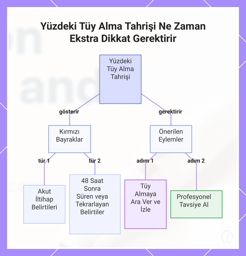 Yüzdeki Tüy Alma Tahrişi Ne Zaman Ekstra Dikkat Gerektirir