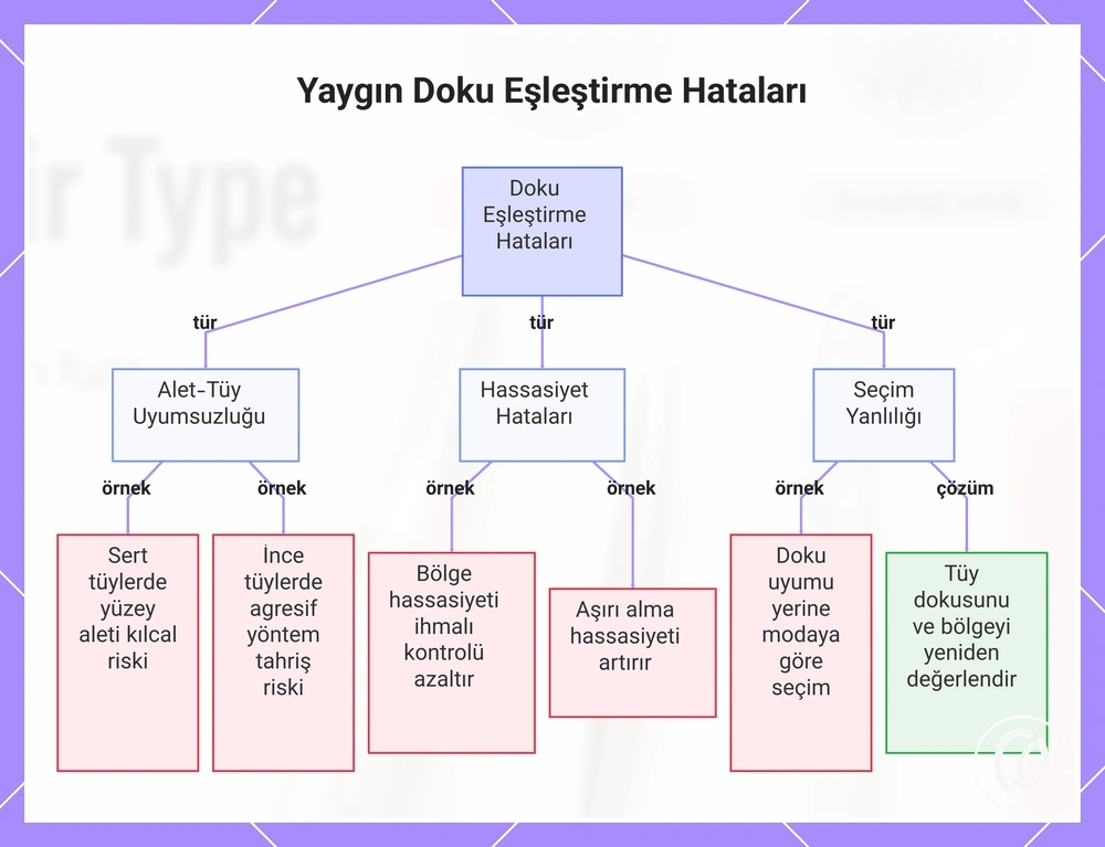 Yaygın Doku Eşleştirme Hataları
