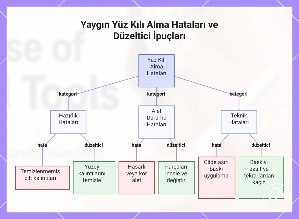 Yaygın Yüz Kılı Alma Hataları ve Düzeltici İpuçları