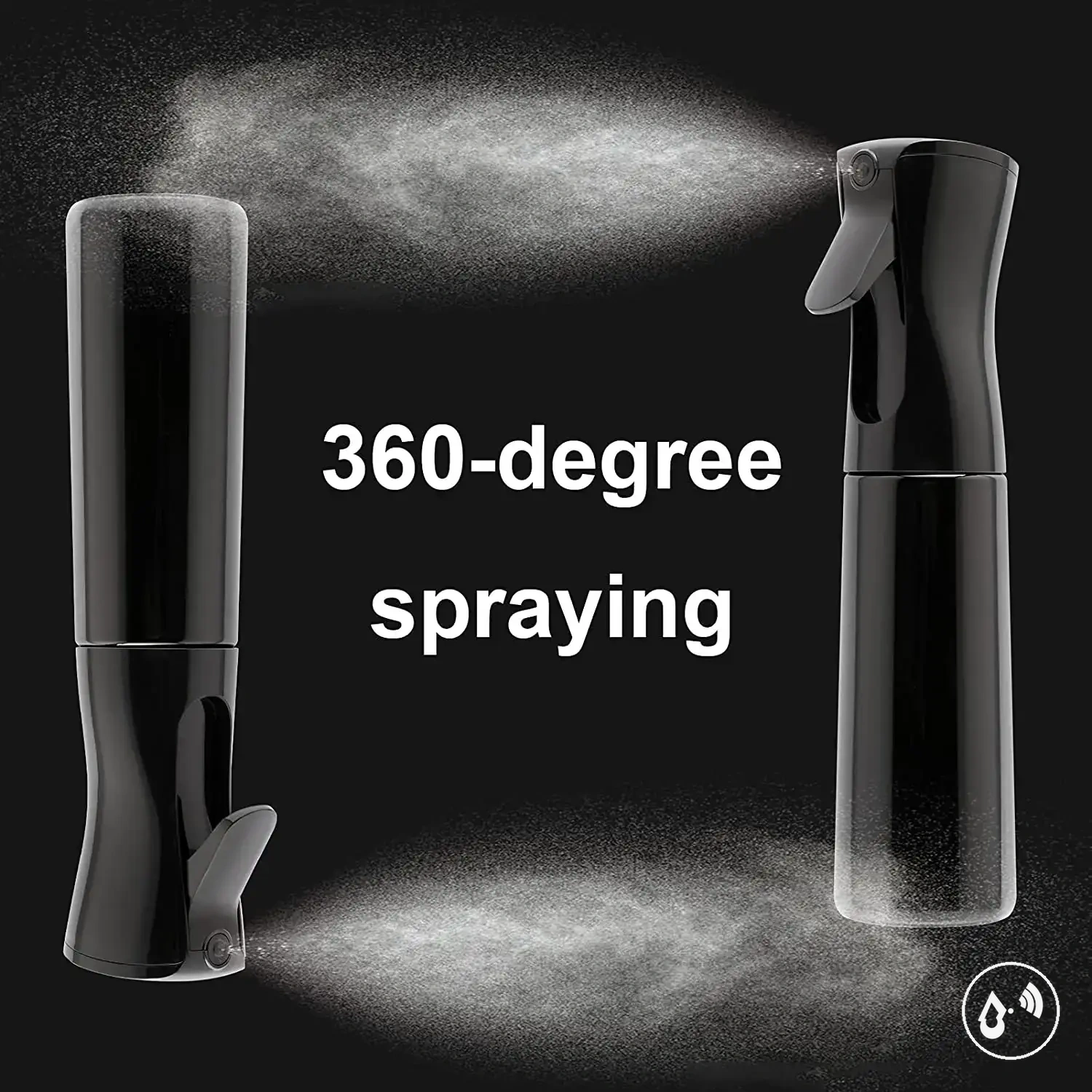 200ml refillable continuous mist sprayer for upside-down use