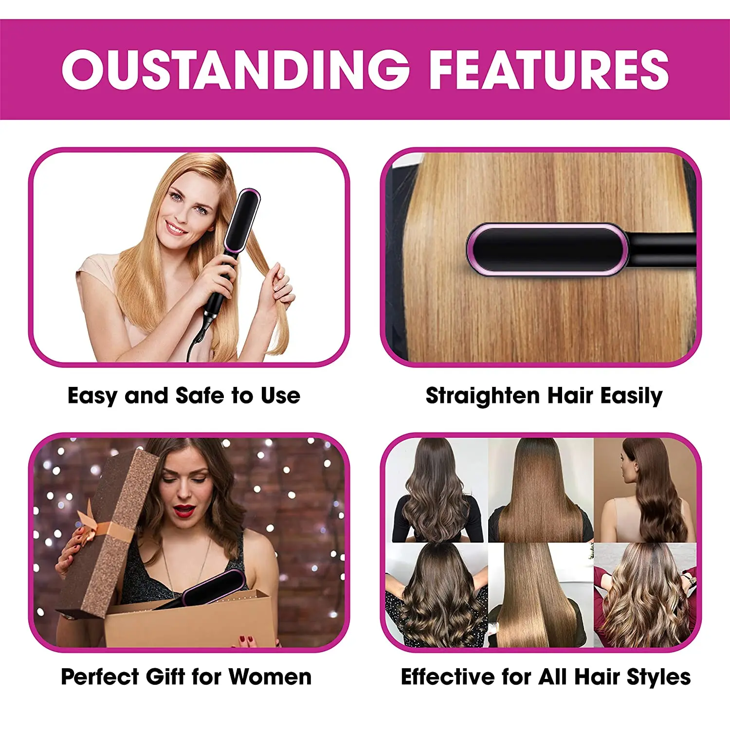 Lisseur de cheveux professionnel