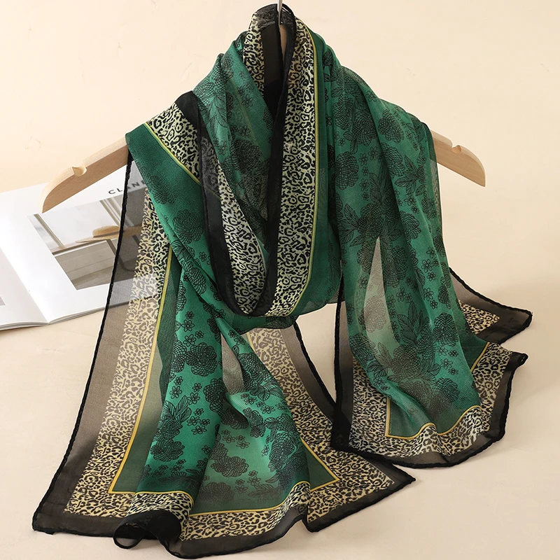 Foulard Soie Cheveux Nuit