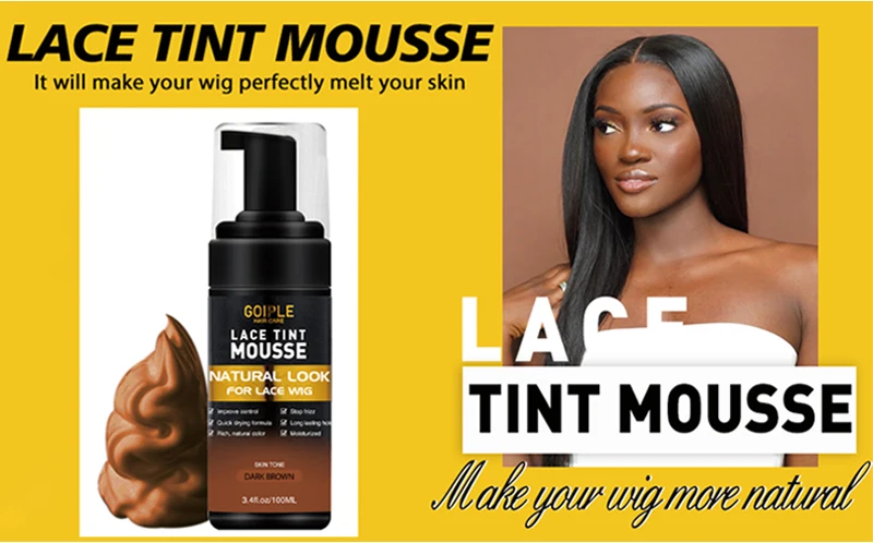 Mousse de teinte de dentelle