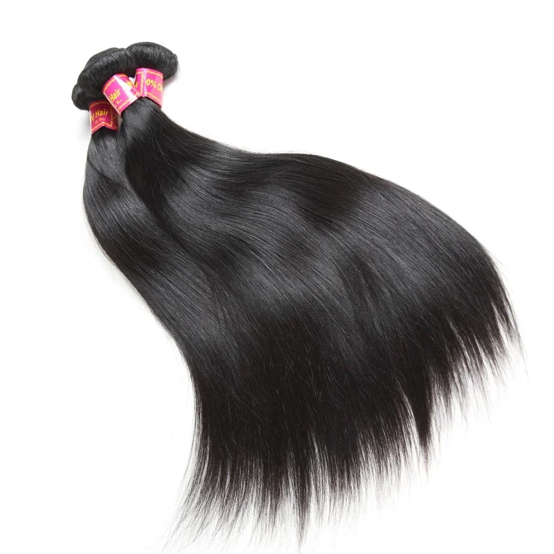 Tissage en lot naturel brésilien vierges lisses