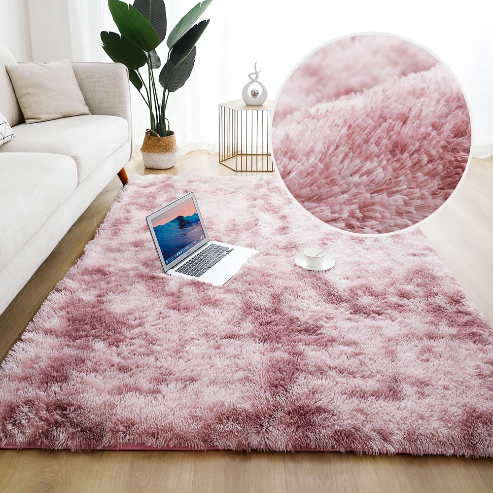 Tapis moelleux en fourrure