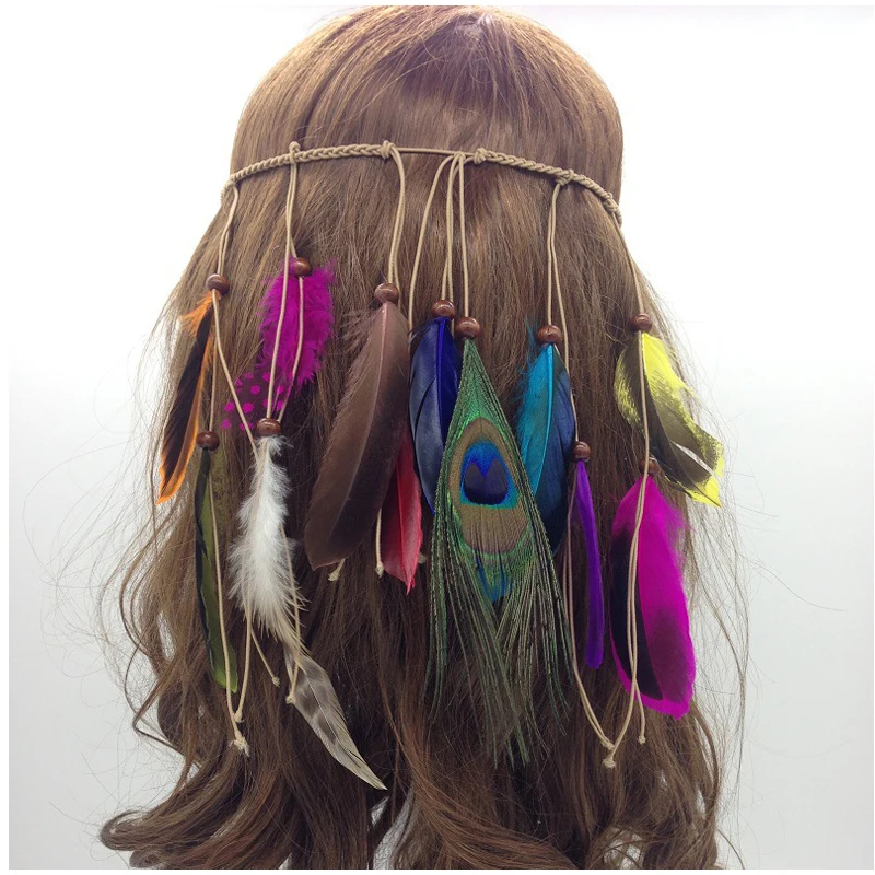 Coiffure à pampilles indiennes