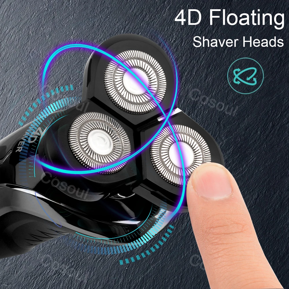 Têtes de rasoir flottantes 4D