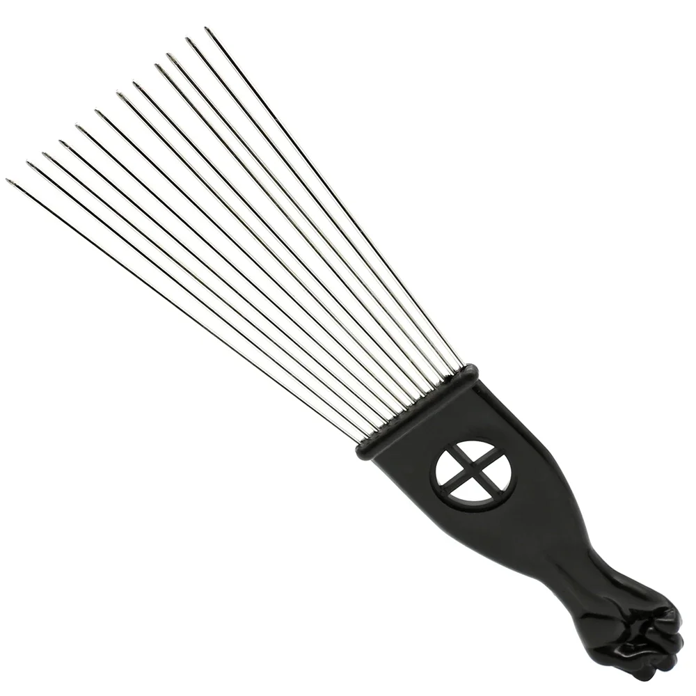 Peigne à Fourchette Afro en Acier Inoxydable