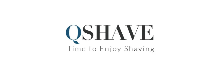QShave – rasoir de sécurité réglable avec couvercle magnétique, 1 rasoir, 1 étui jetable et 5 lames