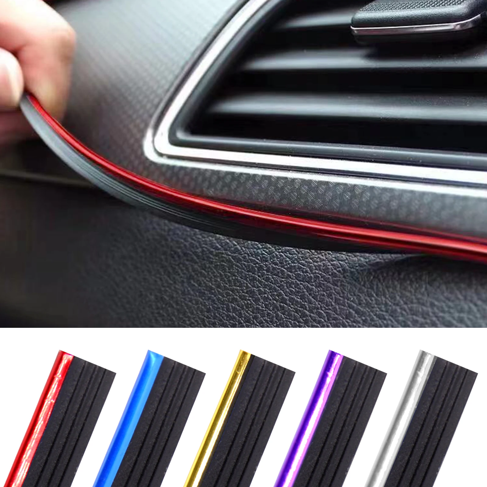Bandes de décoration intérieure de voiture