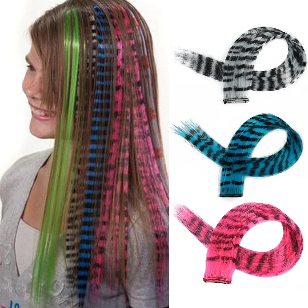 Perruque synthétique longue et lisse pour femme