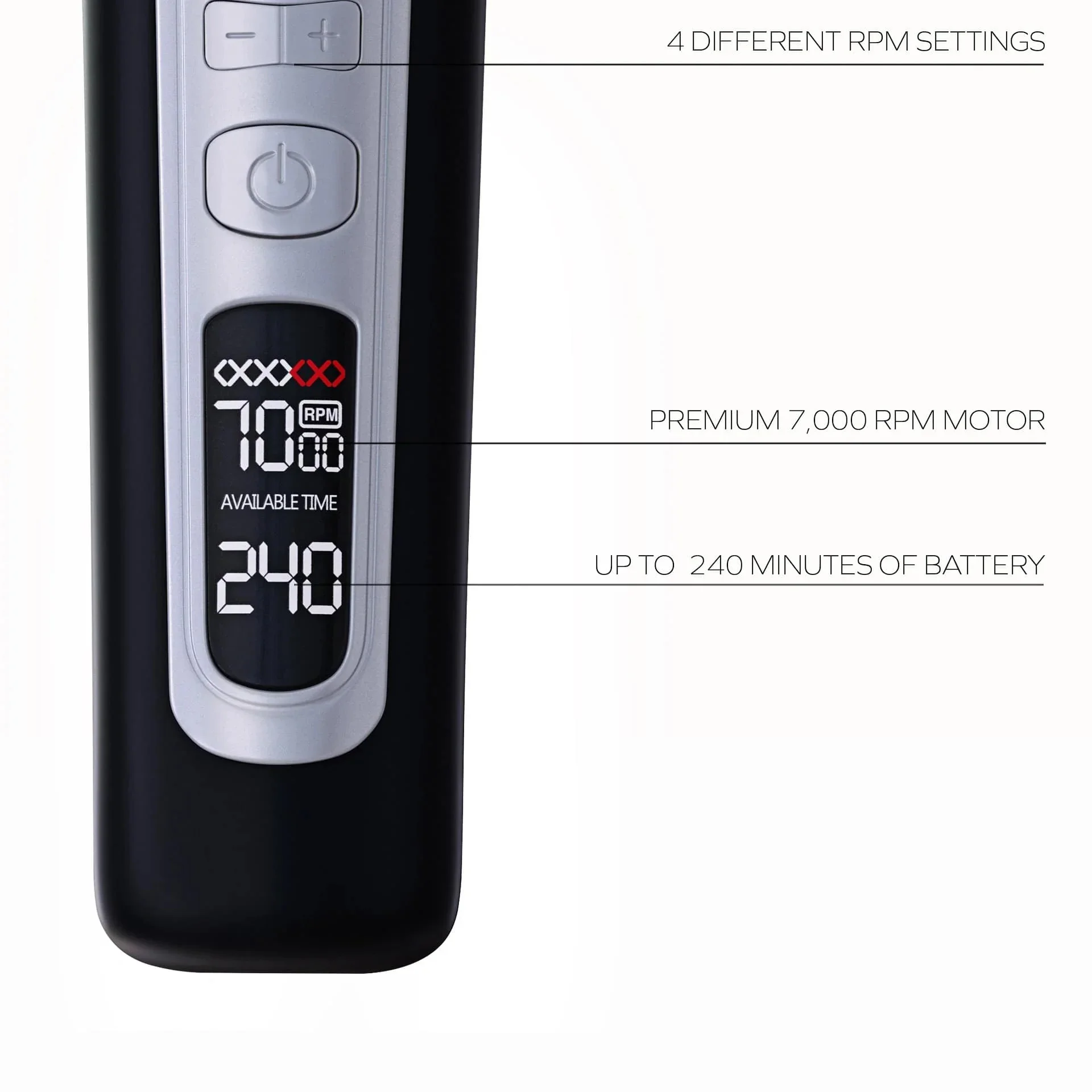 temps de charge et d'utilisation