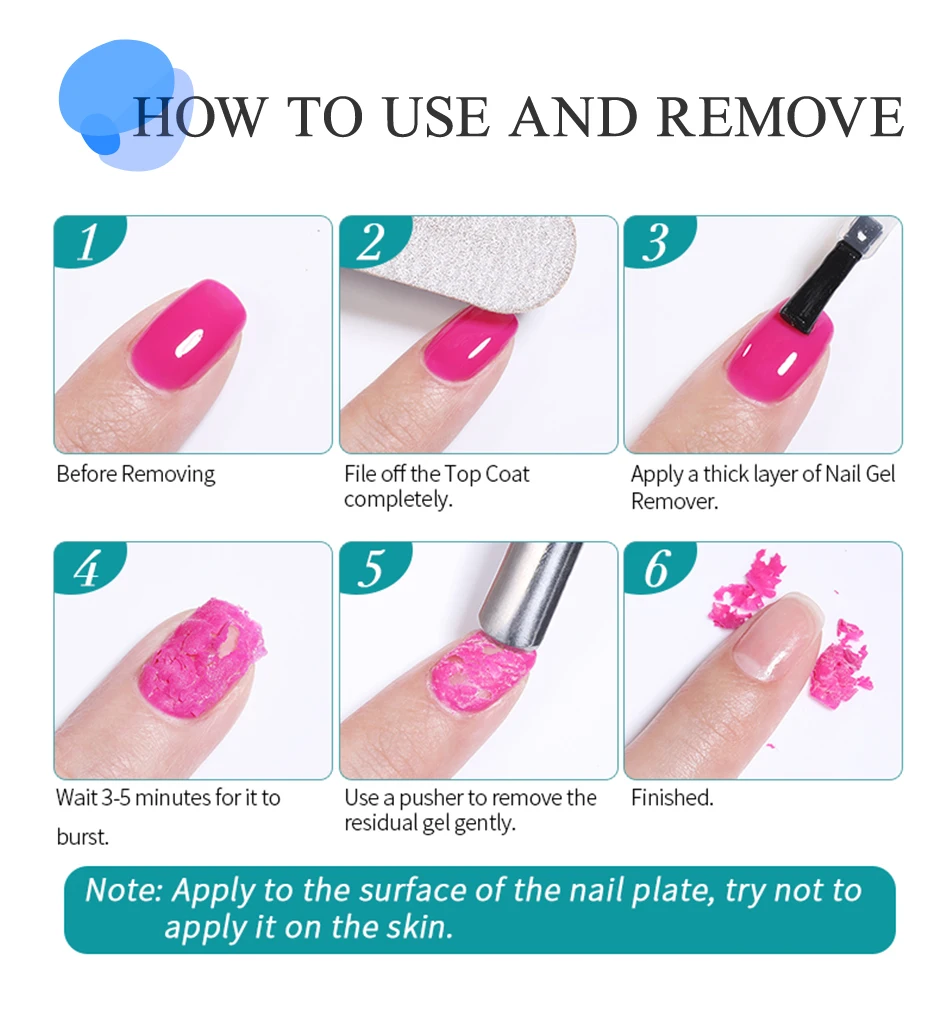 UR SUGAR Dissolvant de vernis à ongles