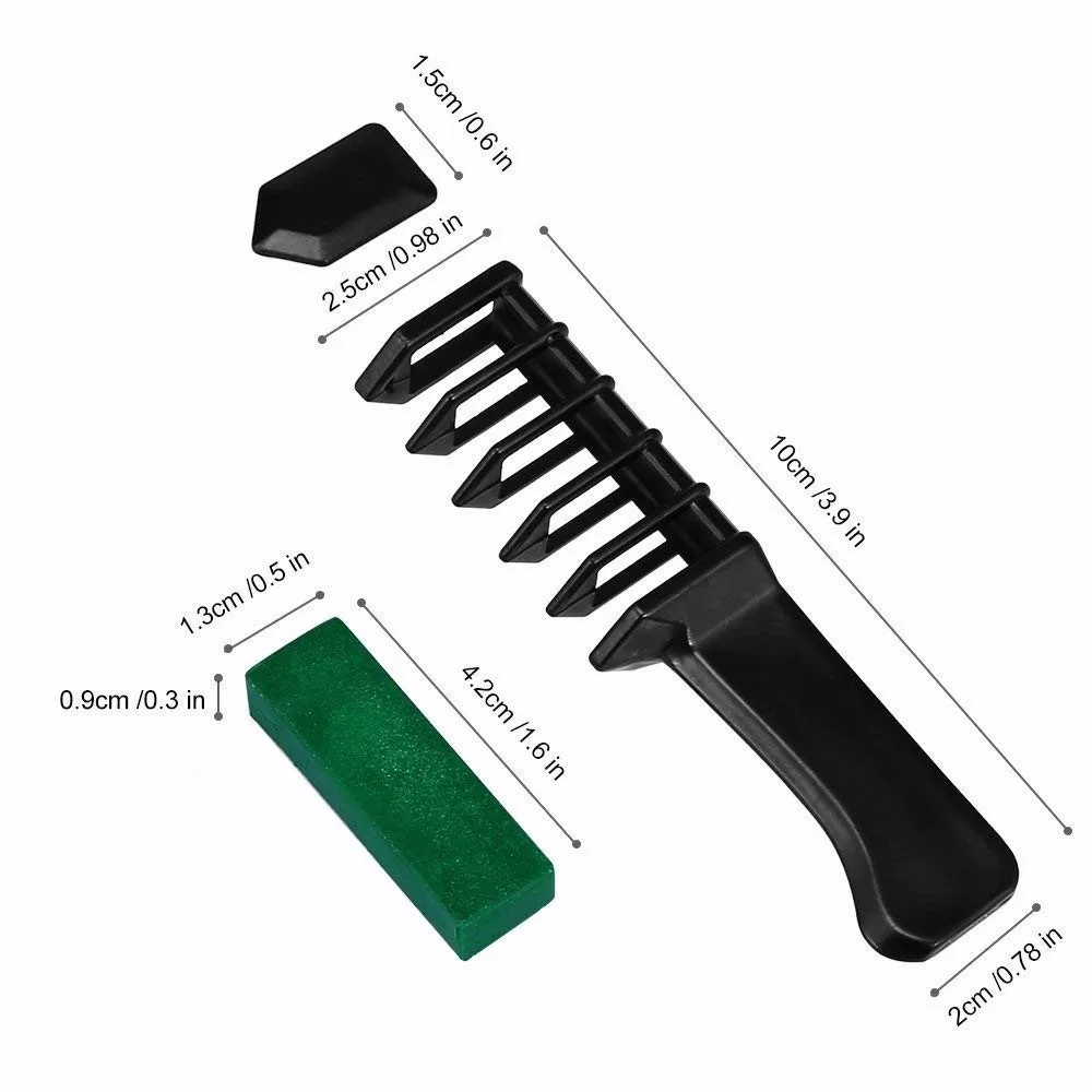 Craie des cheveux 6 pièces