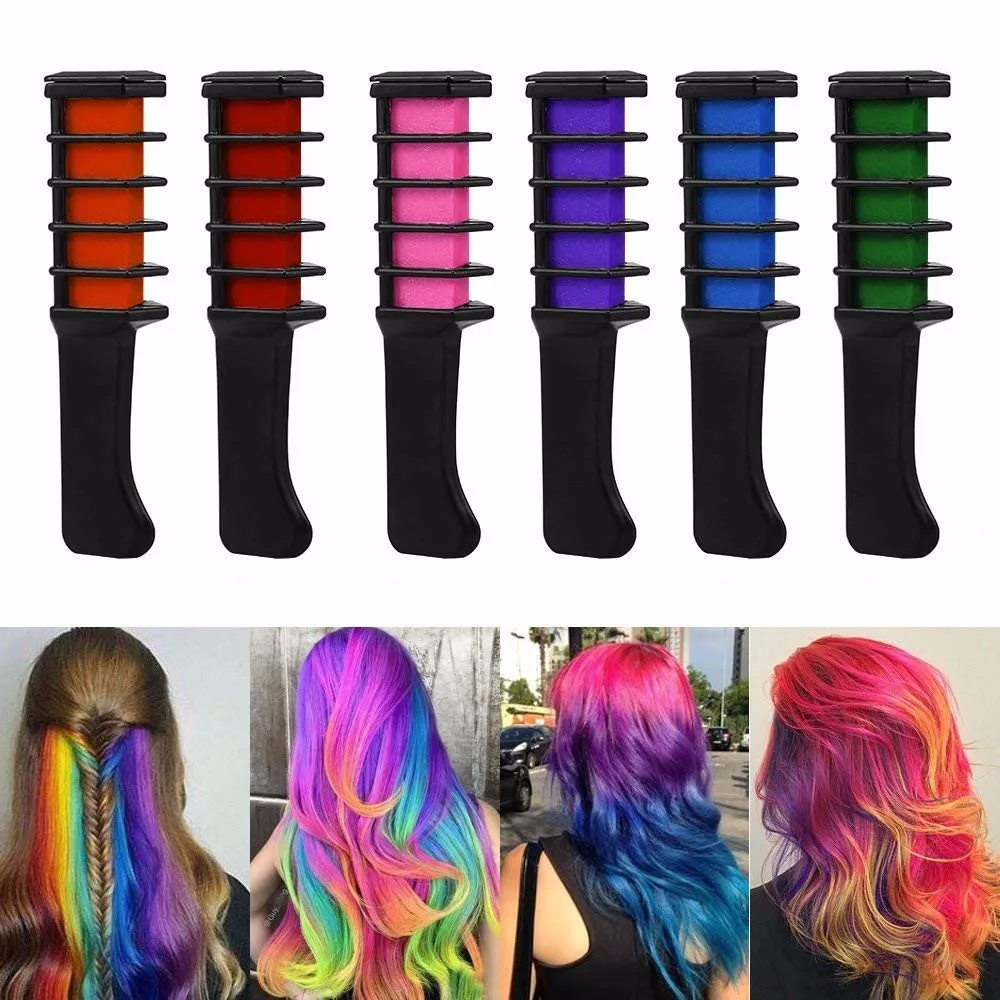 Craie des cheveux 6 pièces