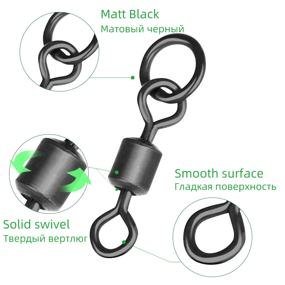 Produit - Chrdyuju-Pivots noirs pour la pêche à la carpe