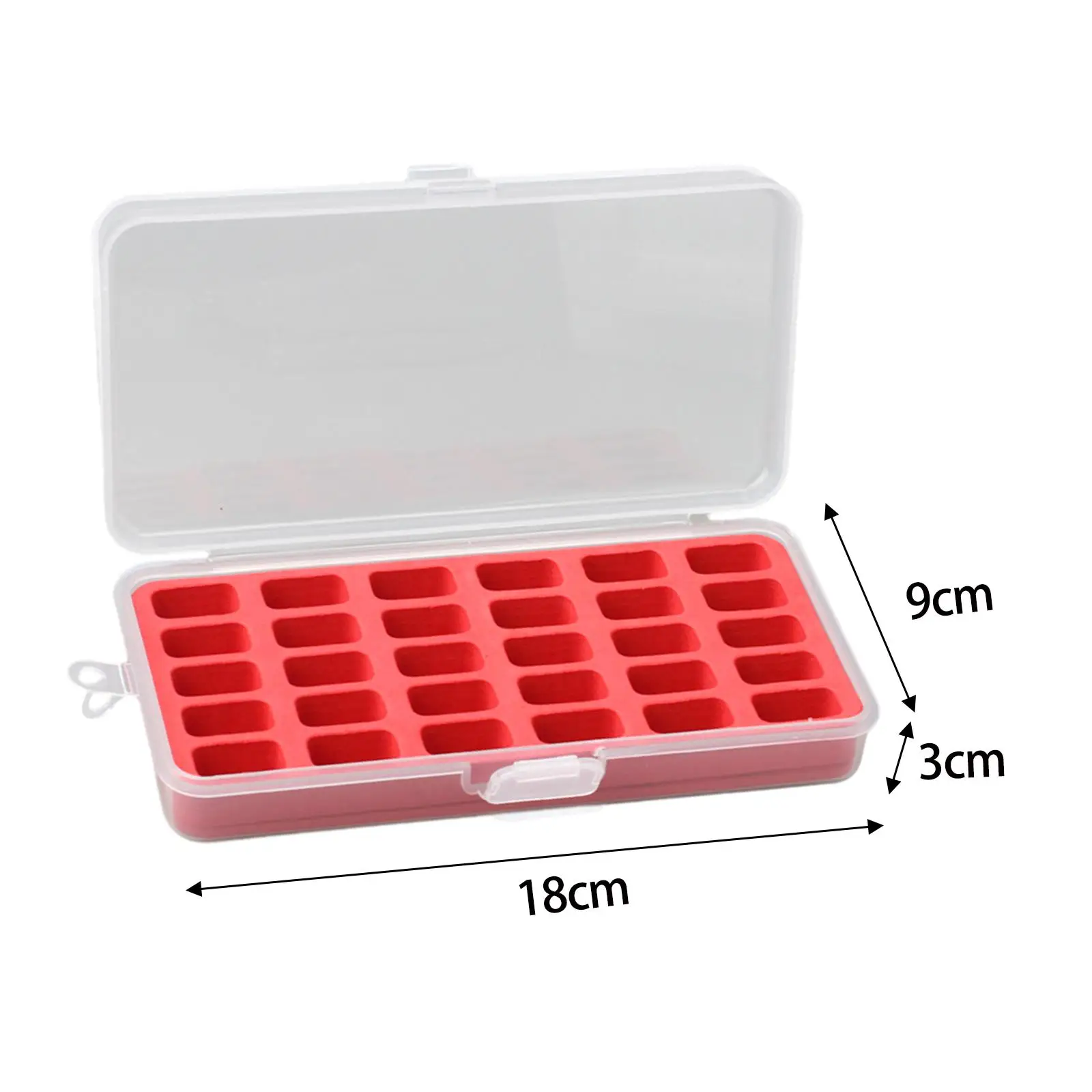 30 Grids Bobbin Box Household Bobbins Container Bobbin Storage Organizer for Sewing Machine Practical Bobbin Spool Holder