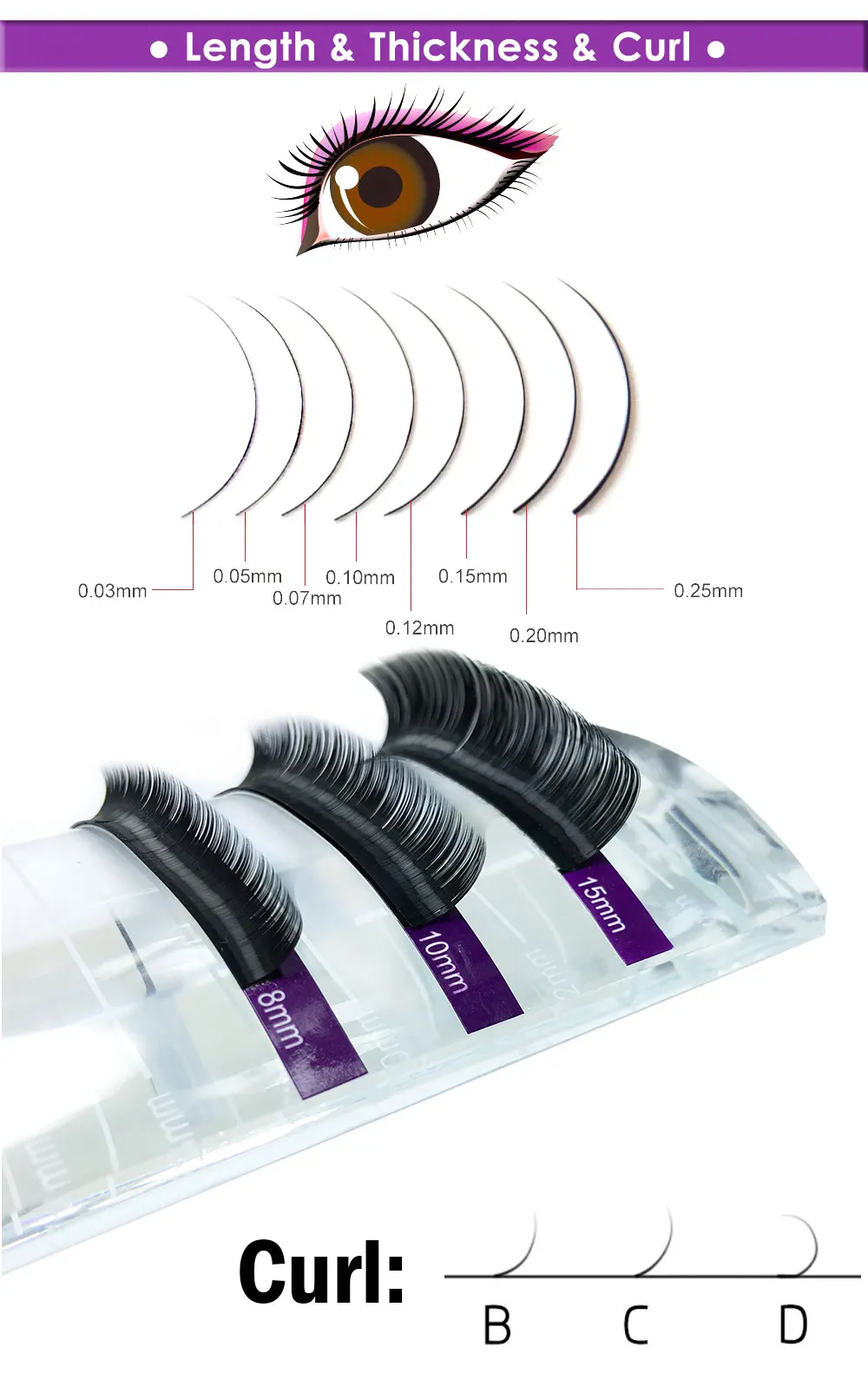 Extensions de cils LAKANAKU