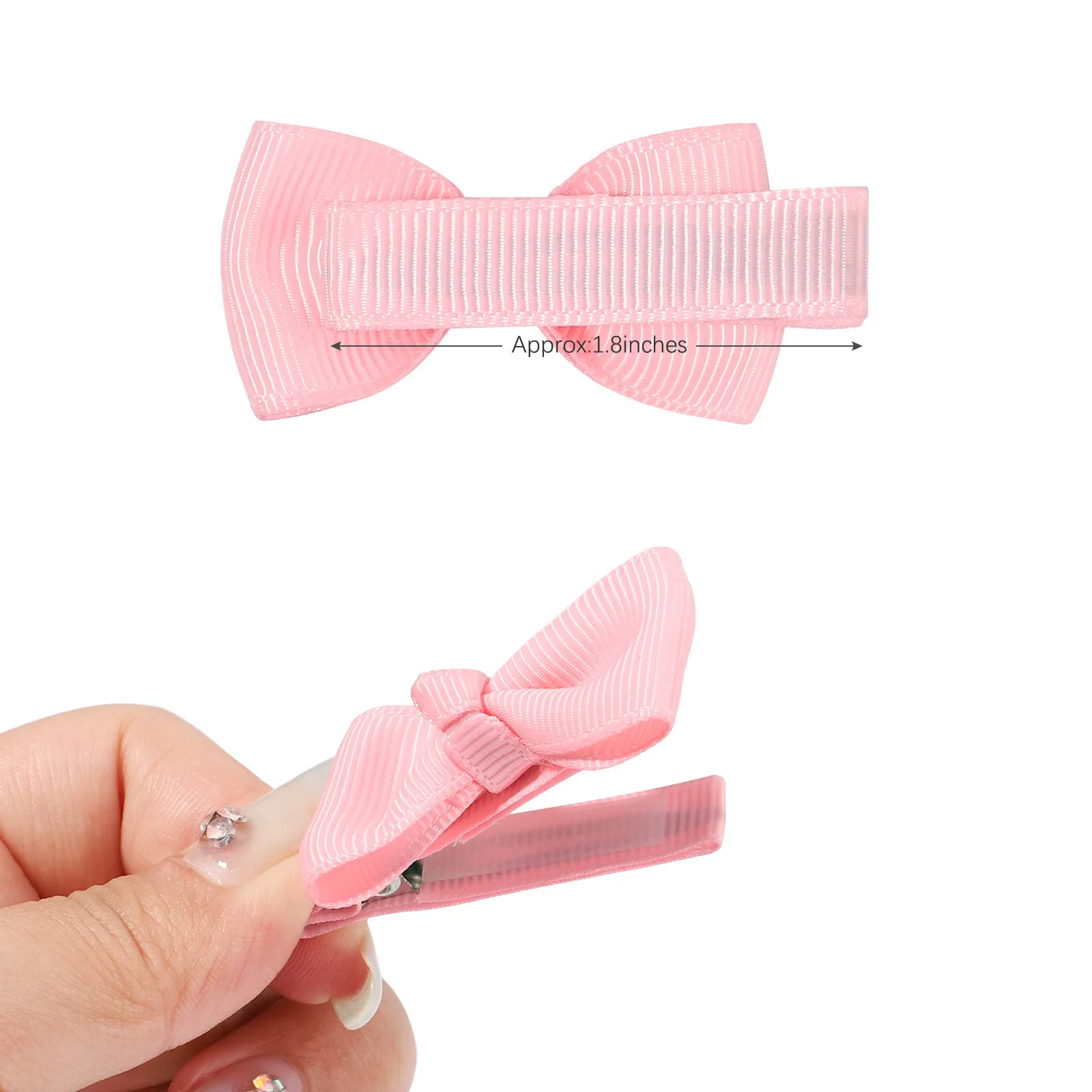 Pince à cheveux avec nœuds et rubans