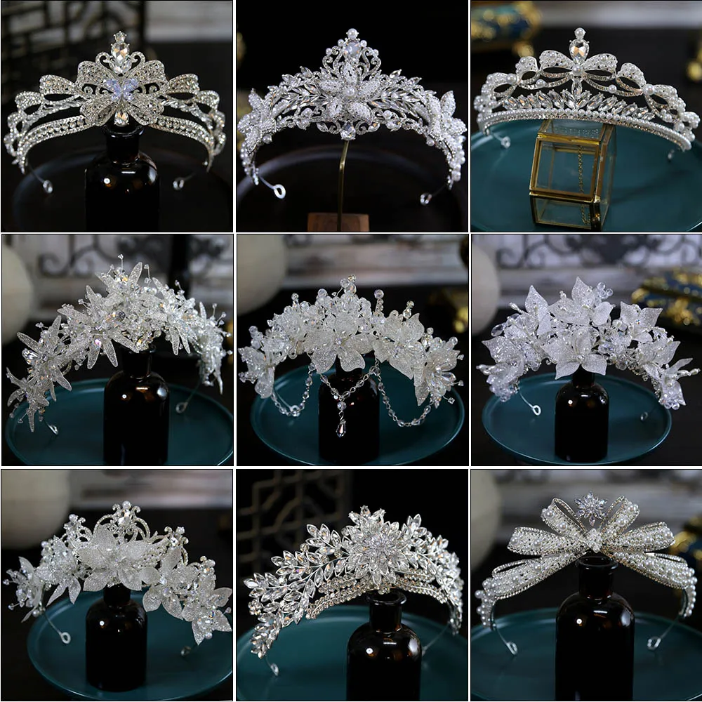 Couronne de Luxe en Argent et Clip