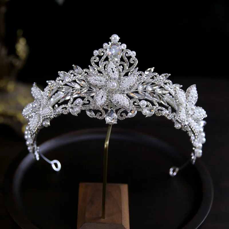 Couronne de Luxe en Argent et Clip