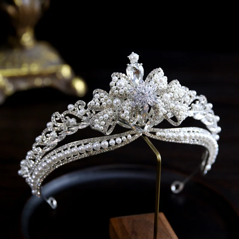 Couronne de Luxe en Argent et Clip