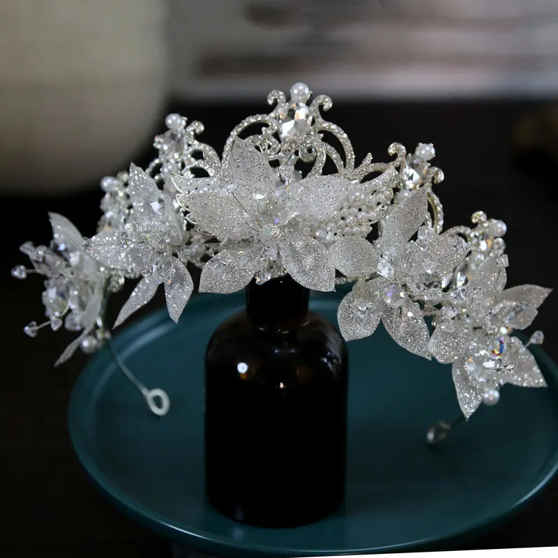 Couronne de Luxe en Argent et Clip